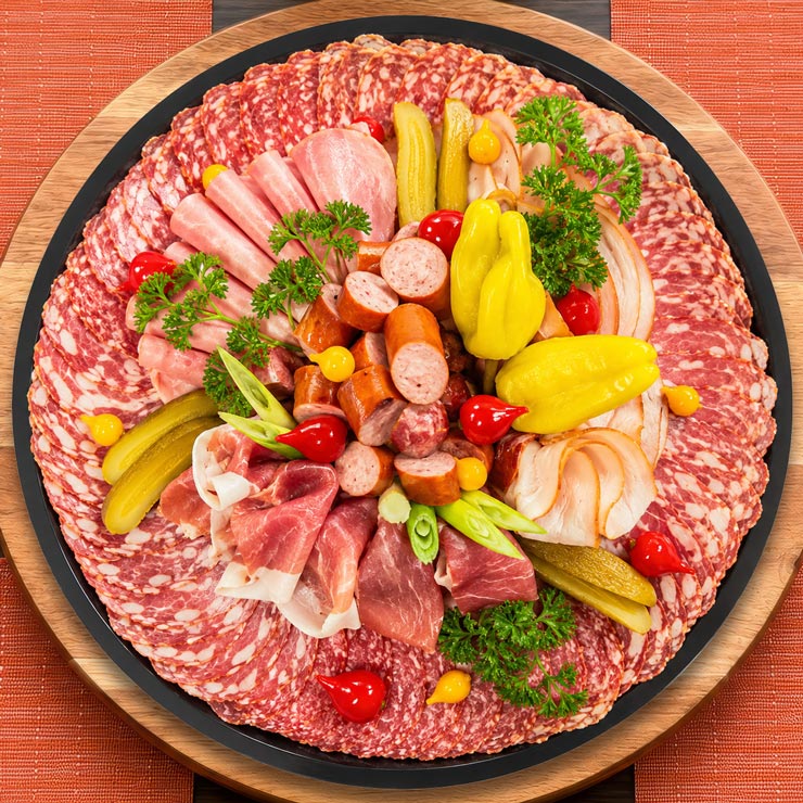 Charcuterie Meat Platter Charcuterie Meat Platter by European Delights Catering Service