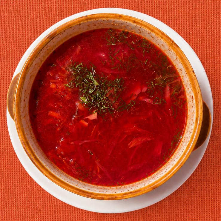 Borscht Soup Borscht Soup at Café Dacha in Sunny Isles Beach